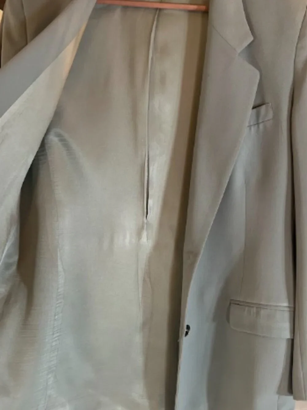 Sage green blazer set